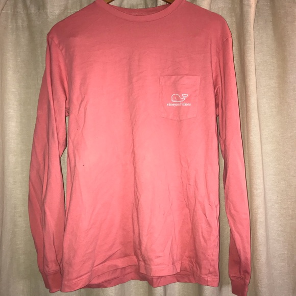 Pink Vineyard Vines long sleeve tee - Picture 1 of 4